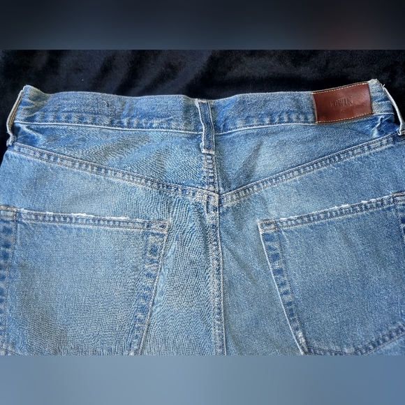 🤩❤️‍🔥 Edwin Distressed CAI Short Cut Off Jean Shorts Sz 27 - Picture 5 of 10